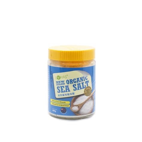 Lohas Organic New Zealand Ocean Sea Salt Can 400g Lazada