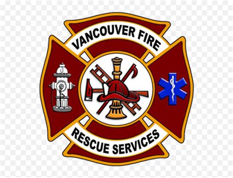 Firefighter Badge Patch Plaques Logo Vancouver Fire Department Png