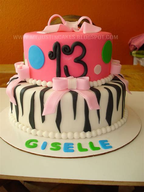 Just in Cakes: 13 Year Old Girl Birthday Cake