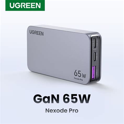 Ugreen Gan Nexode Pro W Ultra Fino Portas Carregador R Pido De