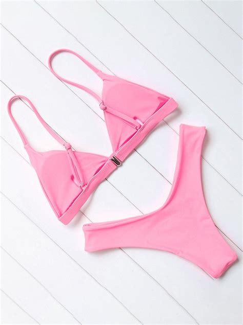 Emmiol Kostenloser Versand Push Up Mikro Bikini Set Rosa M Von