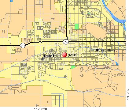 Hemet Zip Code Map | Draw A Topographic Map