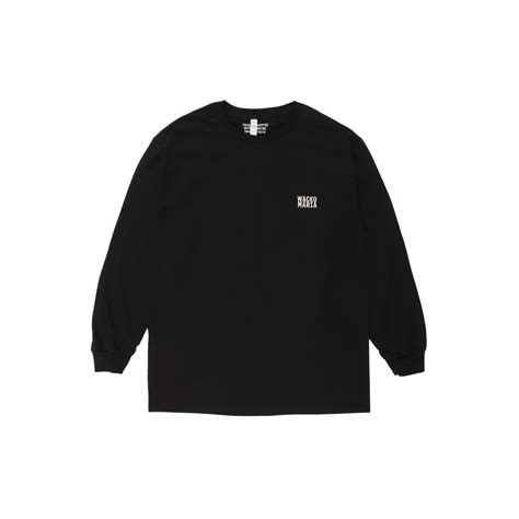 Crew Neck Long Sleeve T Shirt Black Siwilai