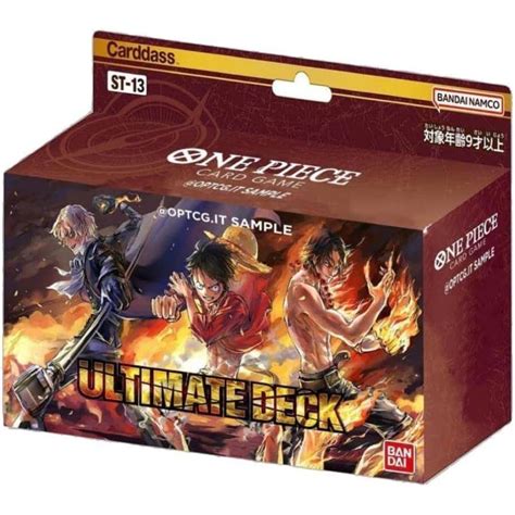 ONE PIECE CARD GAME: ST-13 - Ultimate Deck - The Three Brothers [Bandai ...