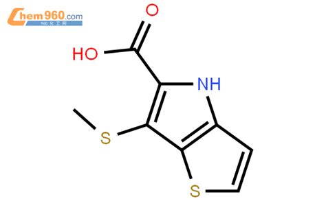 6 methylthio 4H Thieno 3 2 b pyrrole 5 carboxylic acid结构式 6