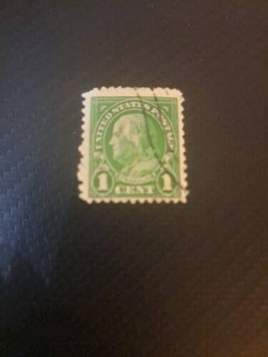 Ben Franklin Rare Vintage One Cent Green Stamp Ebay