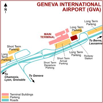 Geneva Airport Map