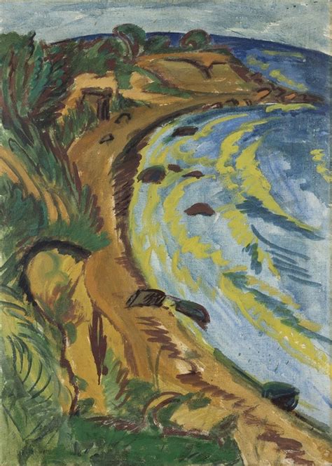 Bay On The Coast Of Fehmarn By Ernst Ludwig Kirchner Artvee