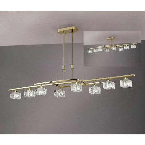 Inspired Mantra Zen Rectangular Telescopic Convertible To Semi Flush