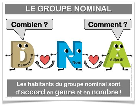 Les Accords Dans Le Groupe Nominal Lutin Bazar