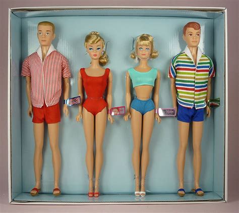 Double Date Barbie Ken Midge And Allan Gift Set Ken Barbie Doll