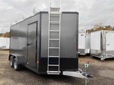 2024 Stealth Trailers 7x14 Aluminum 7k Enclosed Ultimate Contractor Cargo Trailer Wextra Height