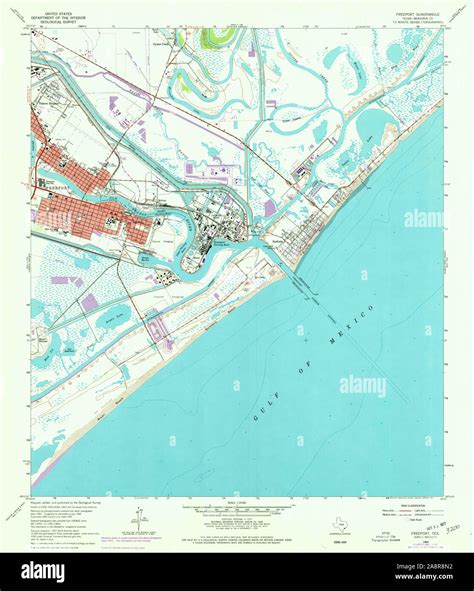 Map of freeport texas hi-res stock photography and images - Alamy