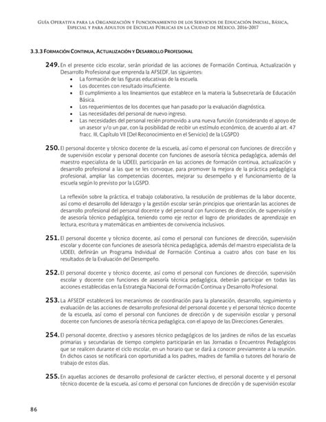 Guia Operativa De Escuelas Publicas 2016 2017 Pdf