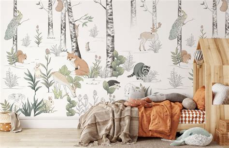 Borastapeter Newbie Magic Forest Mural X Cm