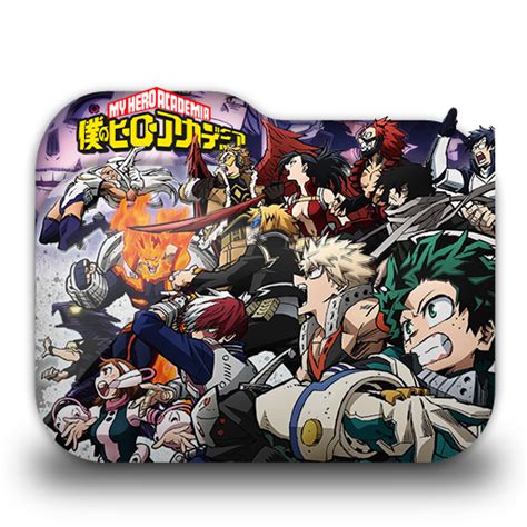 Boku No Hero Academia Season 6 Folder Icon By Ptc96 On Deviantart