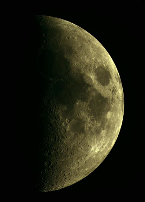 First Quarter Moon in the Early Summer - Sky & Telescope