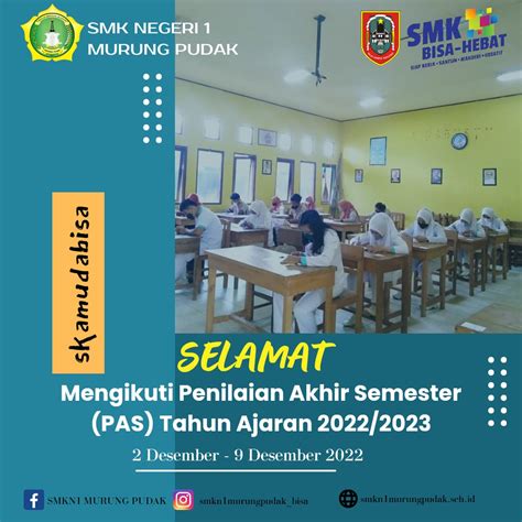 Penilaian Akhir Semester PAS Ganjil Tahun Pelajaran 2022 2023 SMK