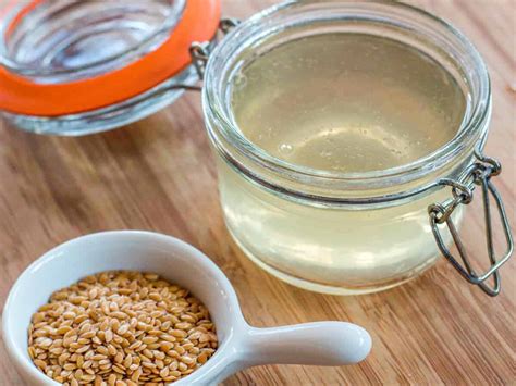 nourishing diy flaxseed hair gel