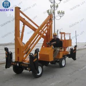 Hydraulic Telescopic Trailer Mounted Towable Boom Lift Man Lift Price