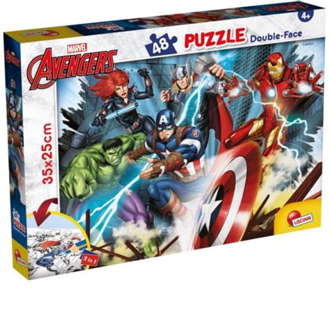 Marvel Avengers Puzzel Kleurplaat Stukjes Puzzle New