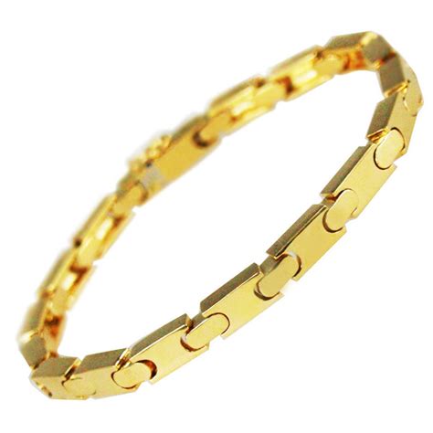 Men's Gold Bracelet For Sale at 1stdibs