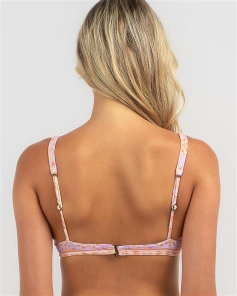 Shop Billabong Sunspirit Ruby Underwire Bikini Top In Lilac Fast