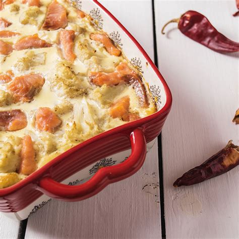 Recette Gratin De Chou Fleur Au Saumon