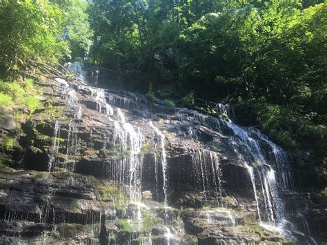 Station Cove Falls, Sumter National Forest, Walhalla, SC, USA : hiking