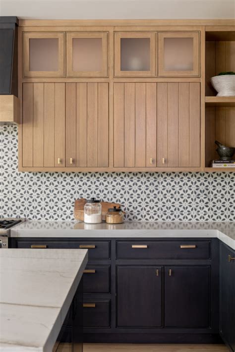 Best Backsplash For Honey Oak Cabinets Trendy Stylish Tile