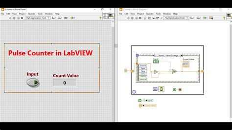 How To Creat Pulse Counter In LabVIEW YouTube