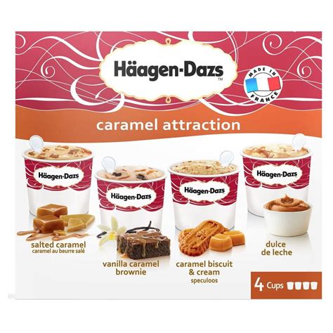 Haagen Dazs H Agen Dazs Caramel Attraction Mini Pot X G Pas Cher