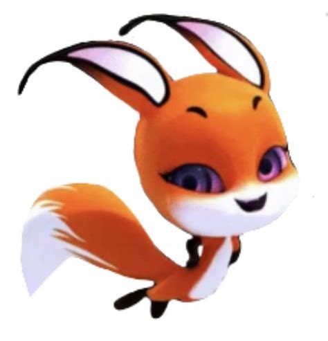 A Cartoon Fox With Big Eyes And Ears