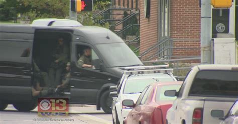 Suspect In Custody After Barricade Situation Near Locust Point Cbs