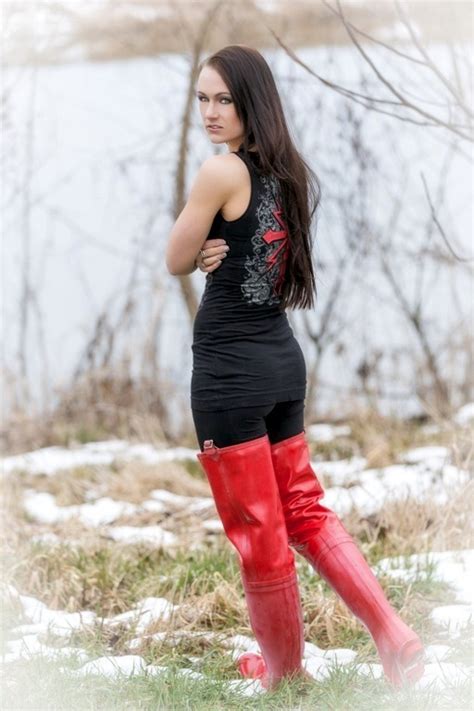 Red Hunters Boots Outfit Red Hunter Boots Womens Hunter Boots Red