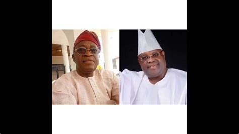 Governor Ademola Adeleke Sacked As The Osun State Governor Power Returns To Adegboyega Oyetola