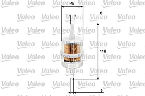 Valeo Fuel Filter For Renault Ford Fiat Talbot Citroen Opel Peugeot