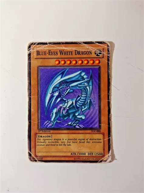 Carta Yu Gi Oh Blue Eyes White Dragon Edition Sdk Eur