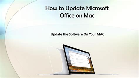 How To Update Microsoft Office On Mac Ppt Download