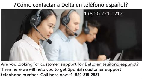 PPT Cómo contactar a Delta en teléfono español PowerPoint