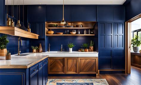 The Complete Guide to Decorating with Navy Blue Kitchen Walls - Totinos ...