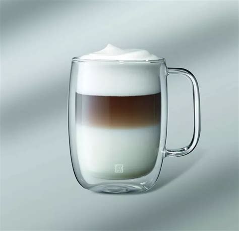 ZWILLING SORRENTO PLUS 2 TLG Latte Macchiato Set With Handle 450 ML