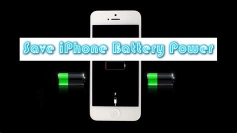 How To Save Iphone Battery Life Youtube