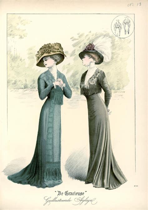 De Gracieuse Wandeltoiletten July Edwardian Fashion Fashion