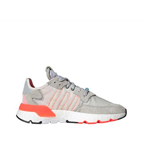 Adidas Nite Jogger Aqua Energy Cloud White Solar Red Crystal