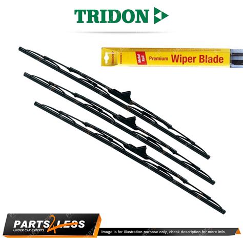 Tridon Front Rear Wiper Blade Complete Set Length 305mm 455mm 560mm Ebay