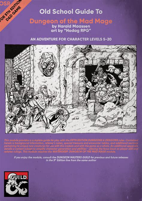 Old School Guide To Dungeon Of The Mad Mage Dungeon Masters Guild