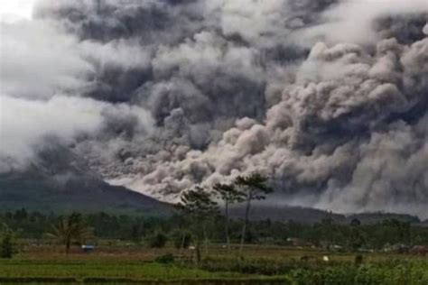 Badan Geologi Laporkan Tinggi Letusan Meter Gunung Semeru Kembali