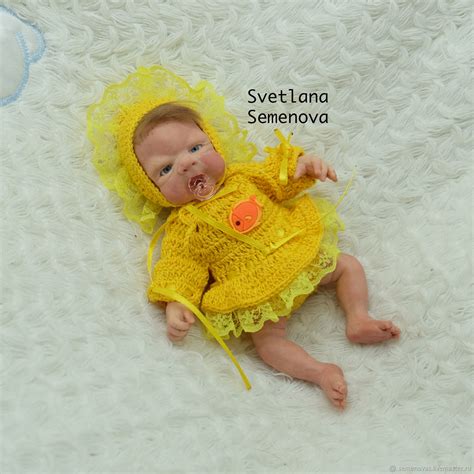 Полностью силиконовая мини девочка Милана 18 см купить в интернет