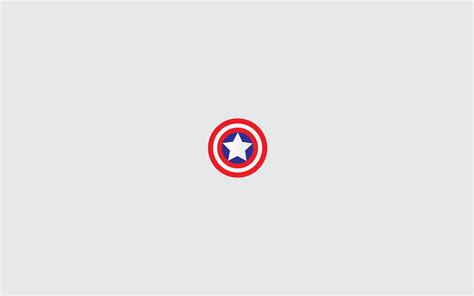 Captain America Minimal Wallpapers Wallpaper Cave